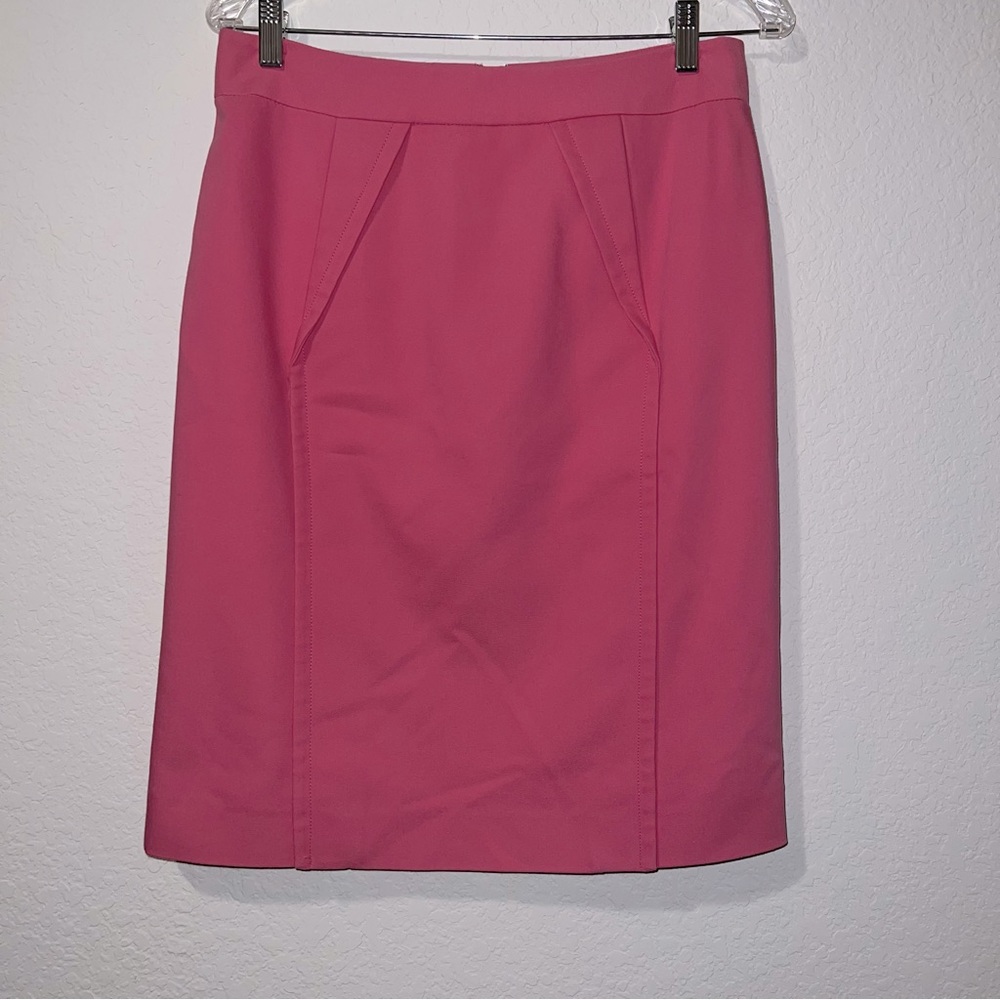 Antonio Melani Bubble Gum Pink Girly Pencil Skirt Size 8 - Picture 1 of 9